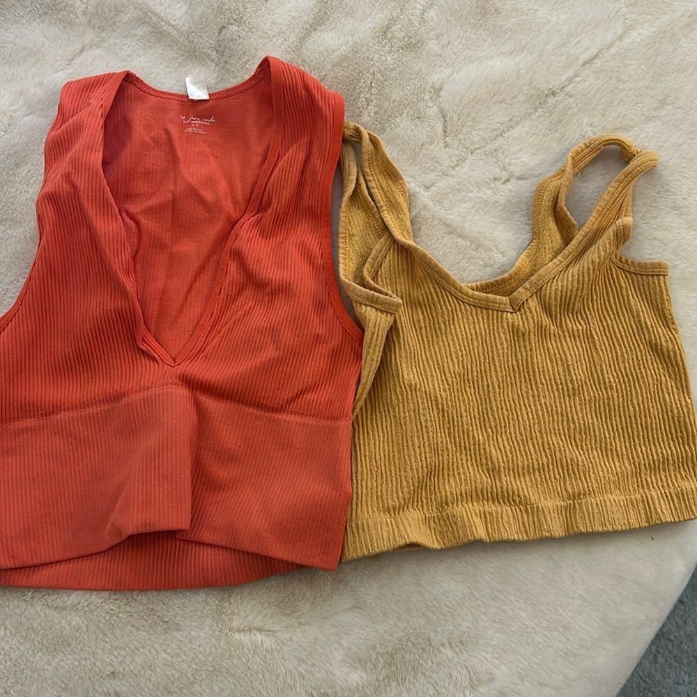 Two super cute and versatile urban outfitters tank tops